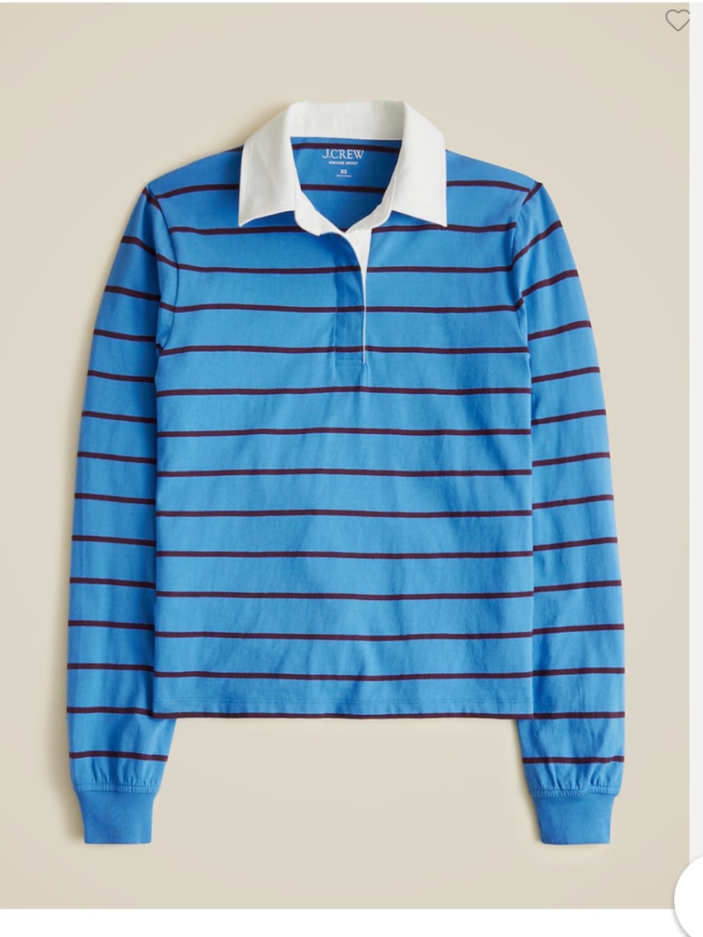 JCrew Vintage Jersey Rugby T Shirt